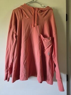 FP Movement by Free People Hot Shot Hooded Layer In Hibiscus XL W/Callout